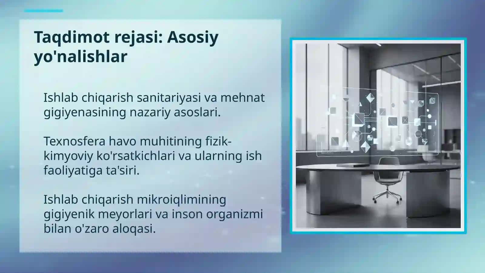 Ishlab chiqarish sanitariyasi va mehnat gigiyenasi 2