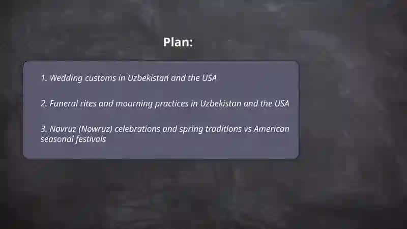 Customs and traditions of Uzbekistan, USA 2