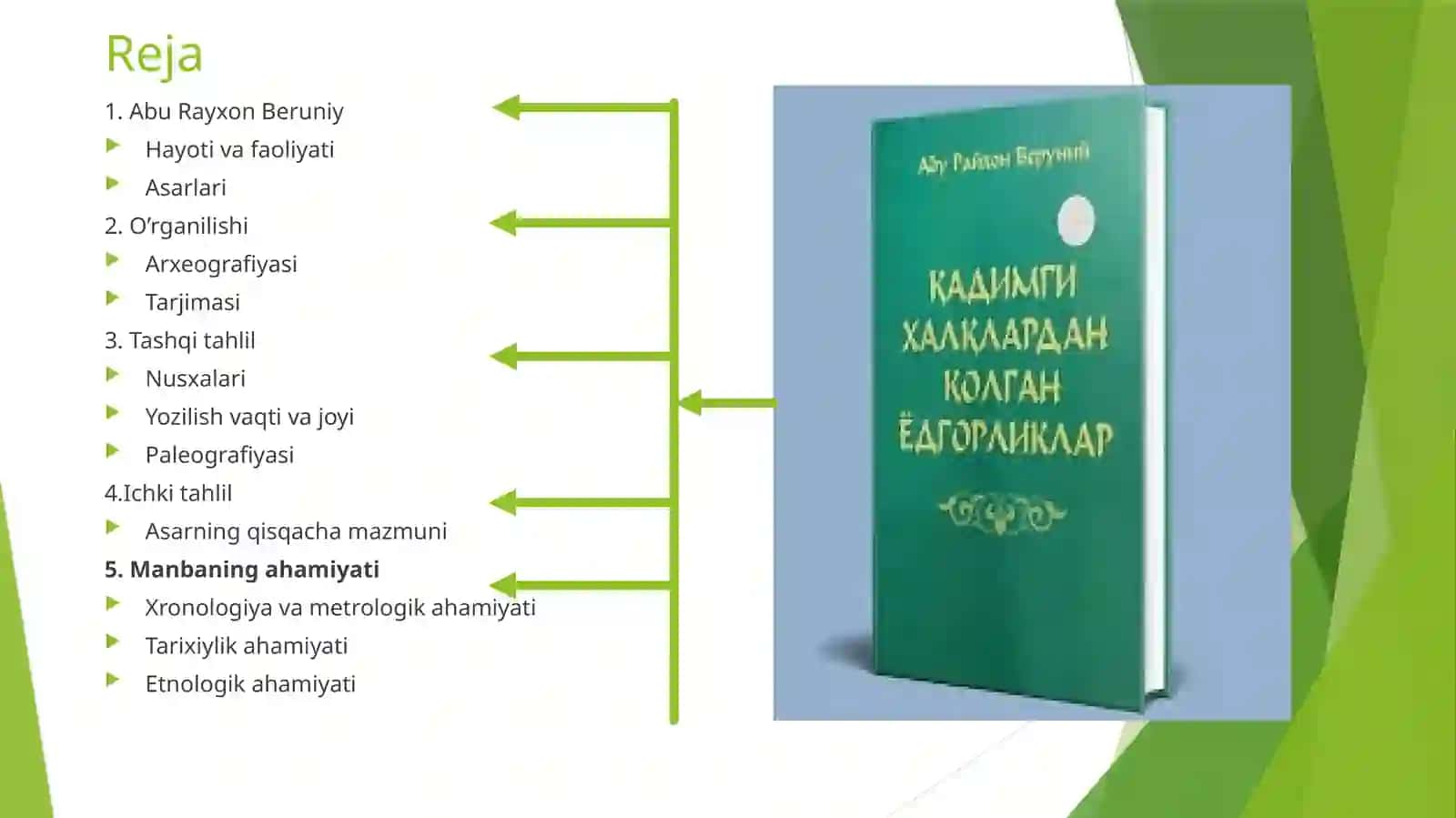 BERUNIYNING “OSOR UL-BOQIYA” ASARI 2