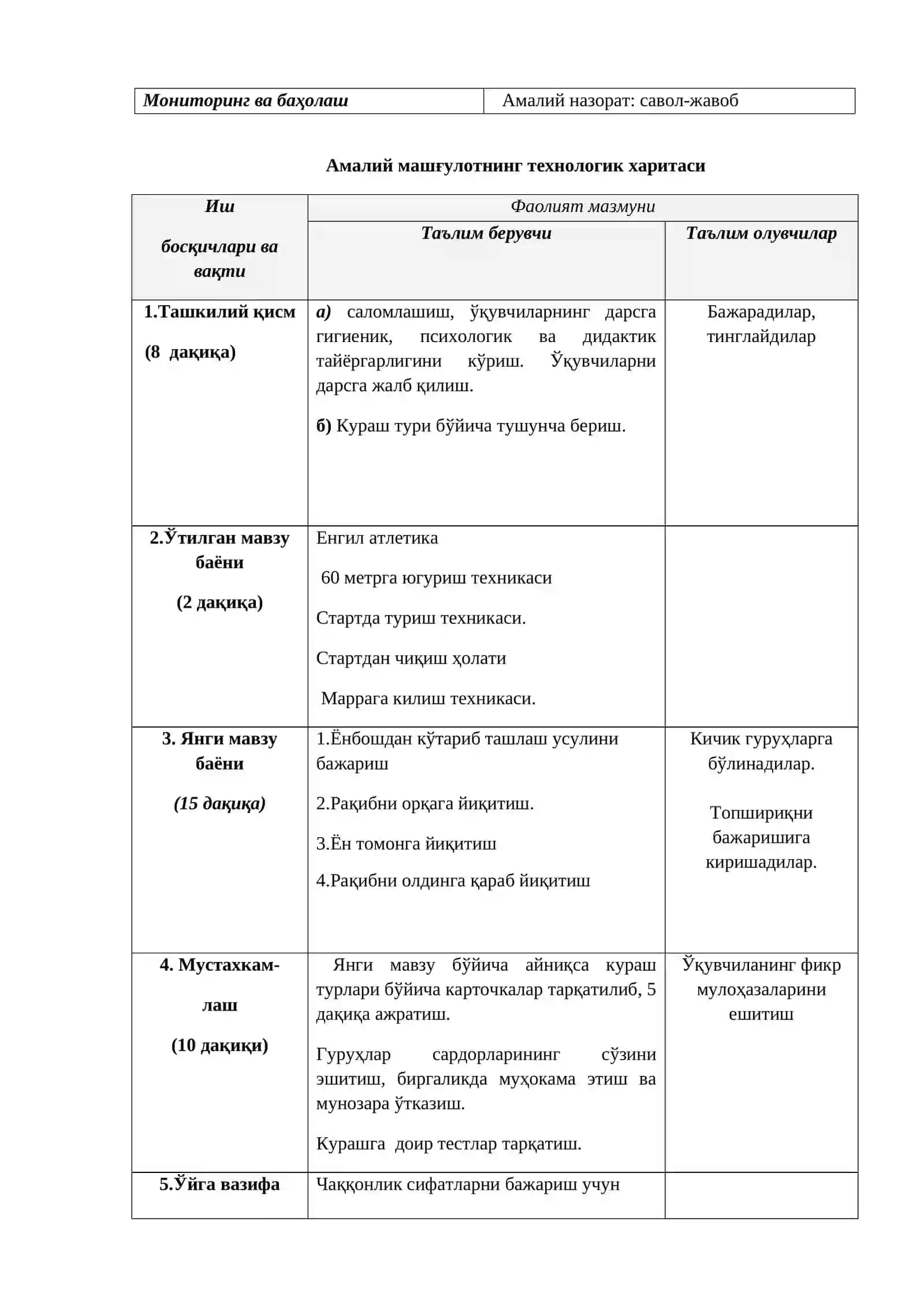 Мавзу Миллий кураш «Ёнбош » усулирини бажариш 2
