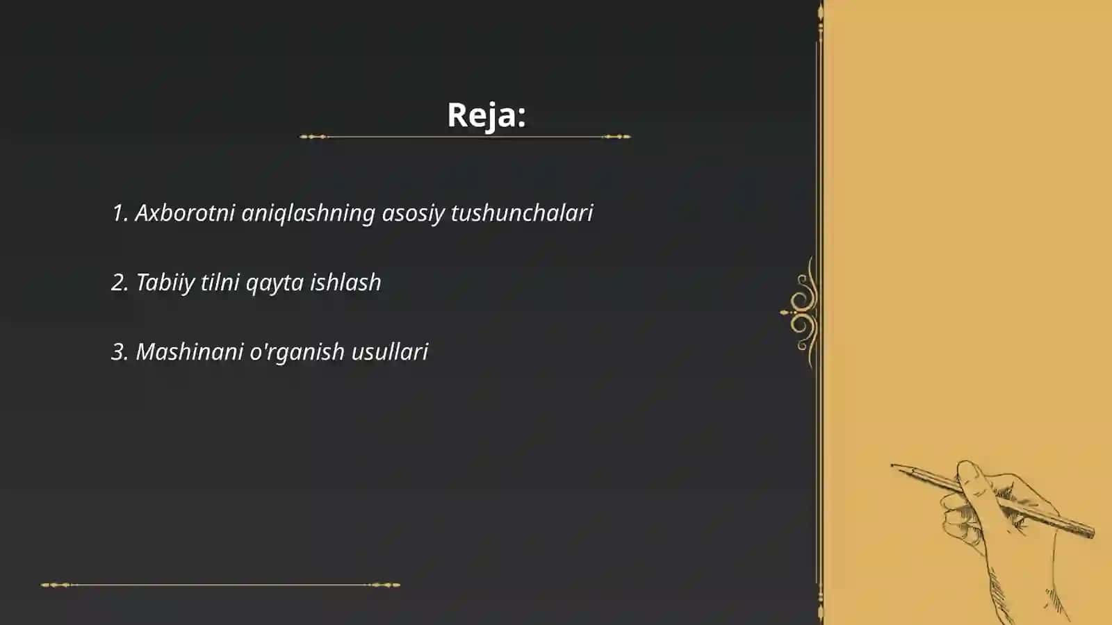 Axborotni aniqlashning avtomatlashtirilgan tizimlari 2