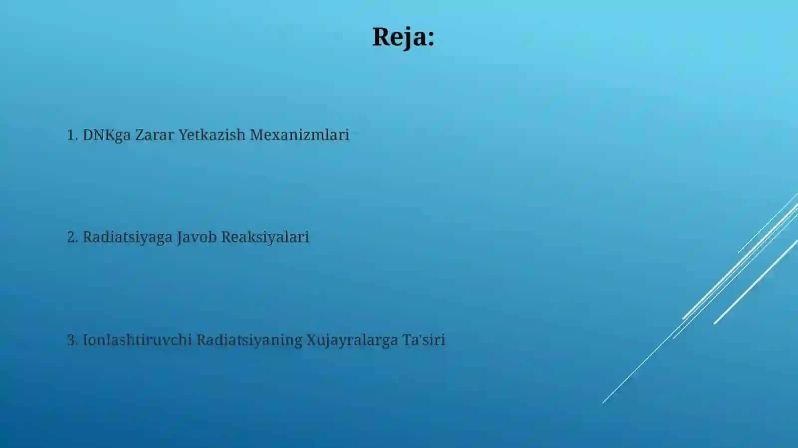 Ionlashtiruvchinurlarnihujayraga 2