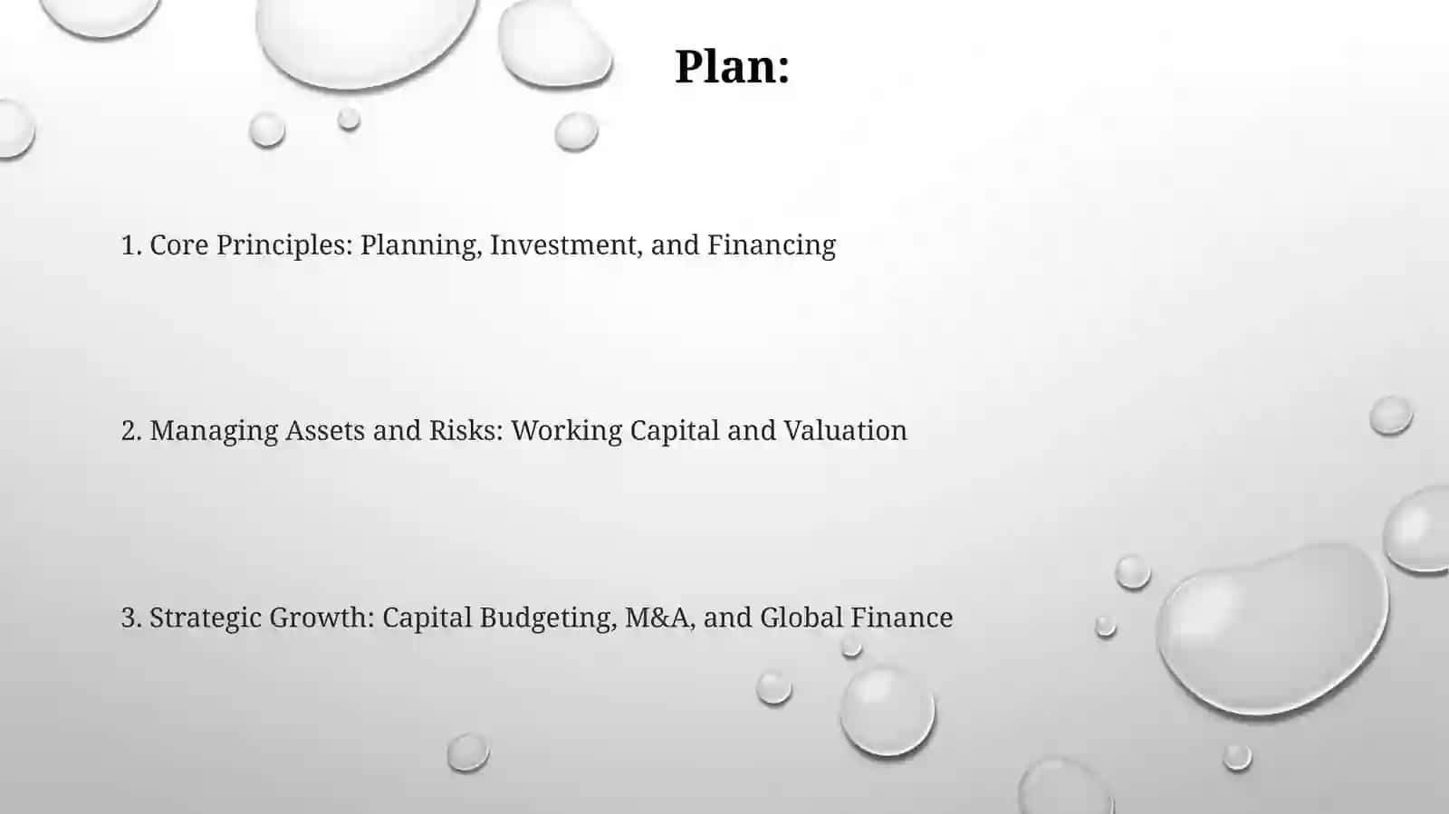 Key concepts of financial management 2