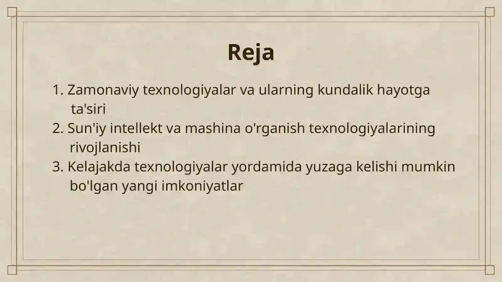 TEXNOLOGIYA 2