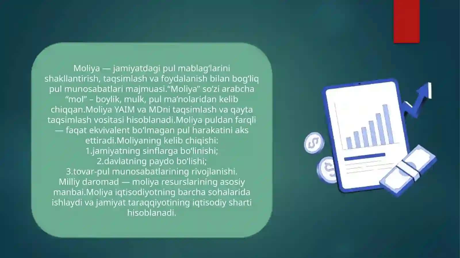 Moliyaning ijtimoiy-iqtisodiy mohiyati va funksiyalari 2