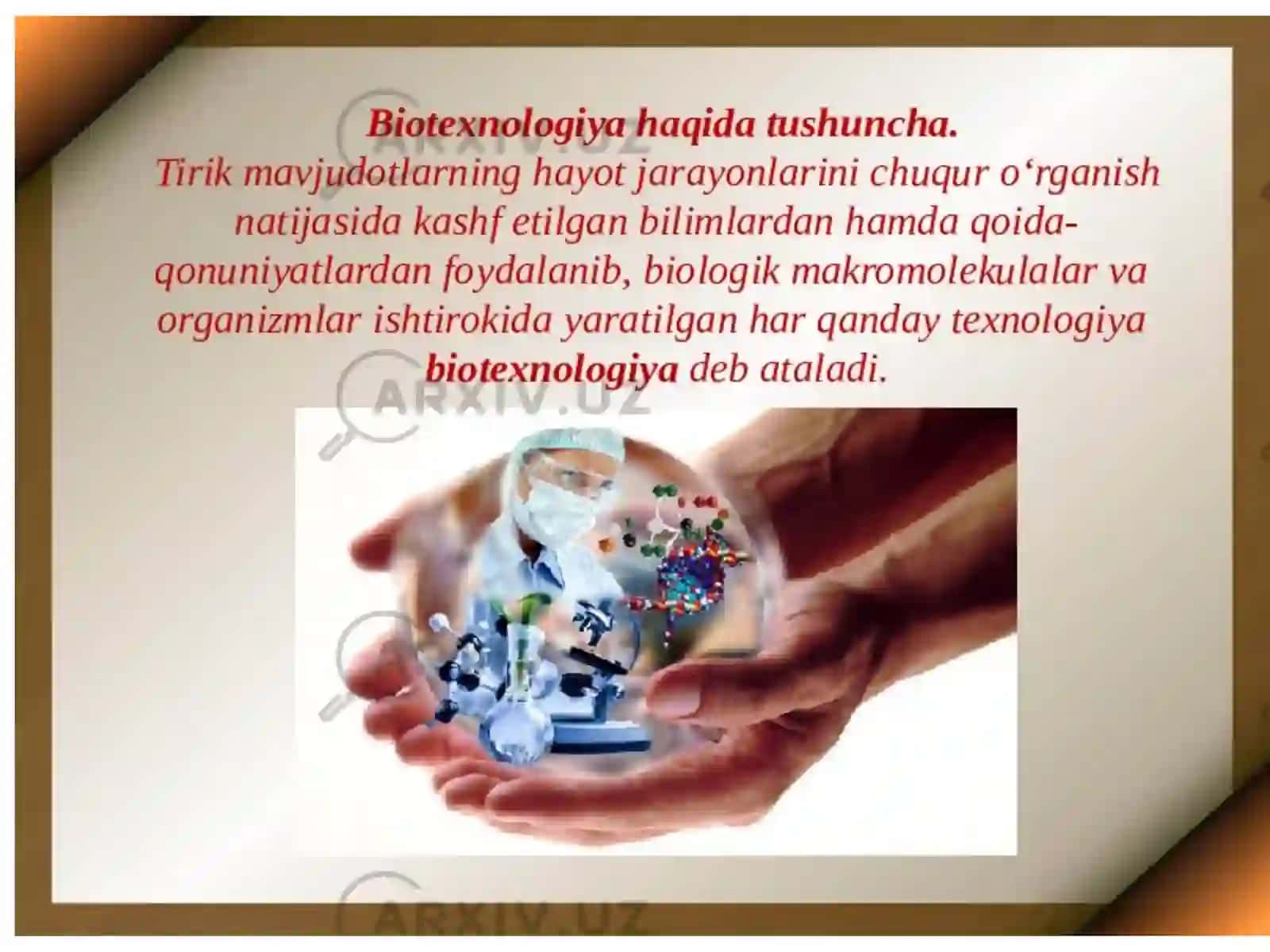 GEN VA HUJAYRALAR MUXANDISLIGI FANINING AHAMIYATI VA VAZIFALARI 2