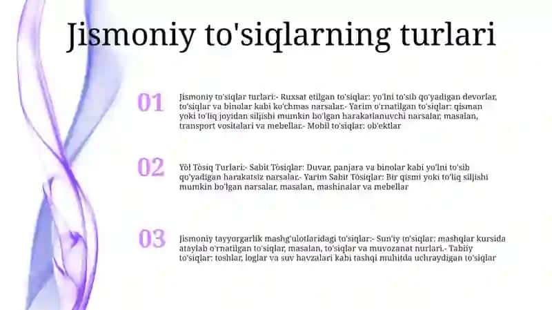 Yòl Tòsiq Turlari Va Ulardan Foydalanish 2