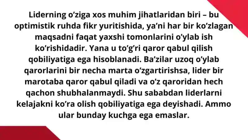 Tashkilotdagi rasmiy va norasmiy liderlarning jamoaga psixologik taʼsiri 2