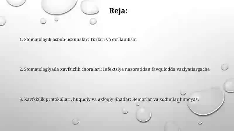 Stomatologik asbob-uskunalar: Turlari va qo'llanilishi 2