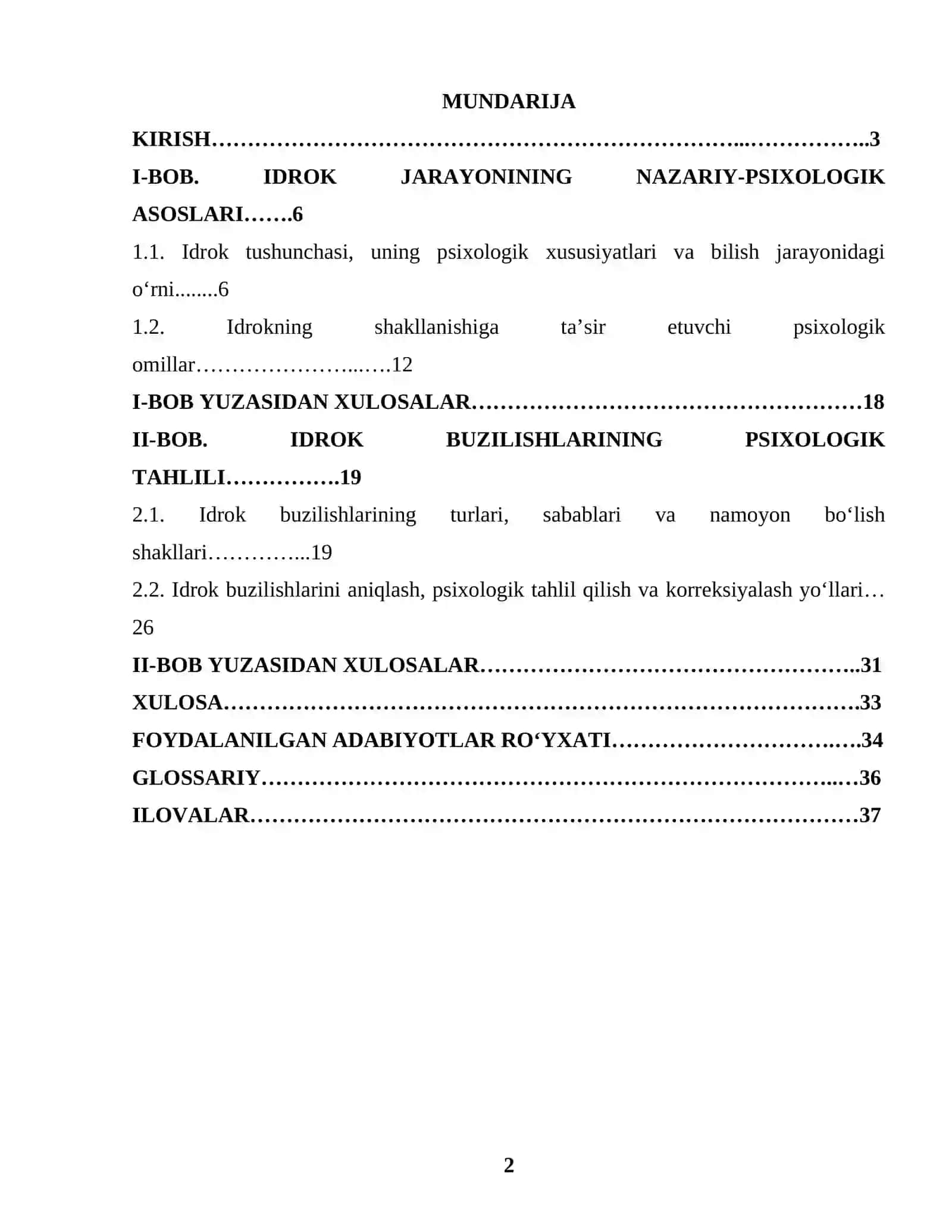 IDROK BUZILISHLARI VA ULARNING PSIXOLOGIK TAHLILI 2
