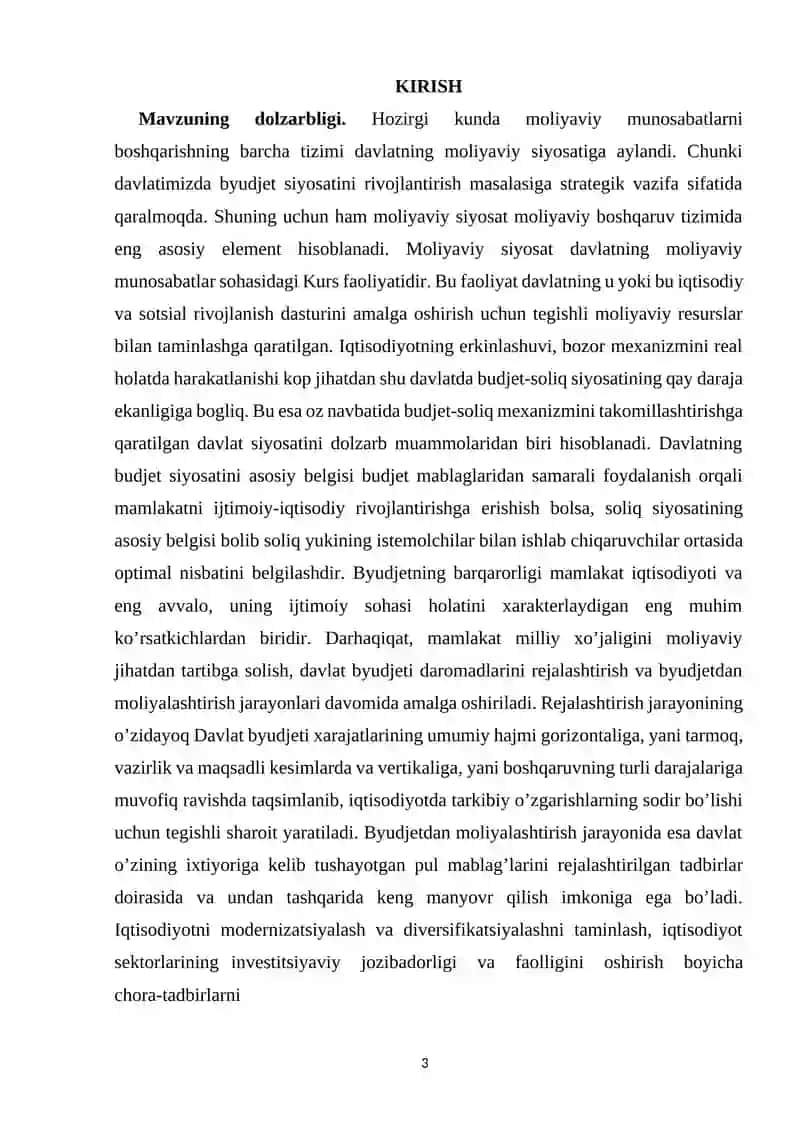 O’zbekiston Respublikasi Soliq tizimida olib borilayotgan soliq strategiyasi va taktikasi shuningdek unga ta‘sir etuvchi omillar 2