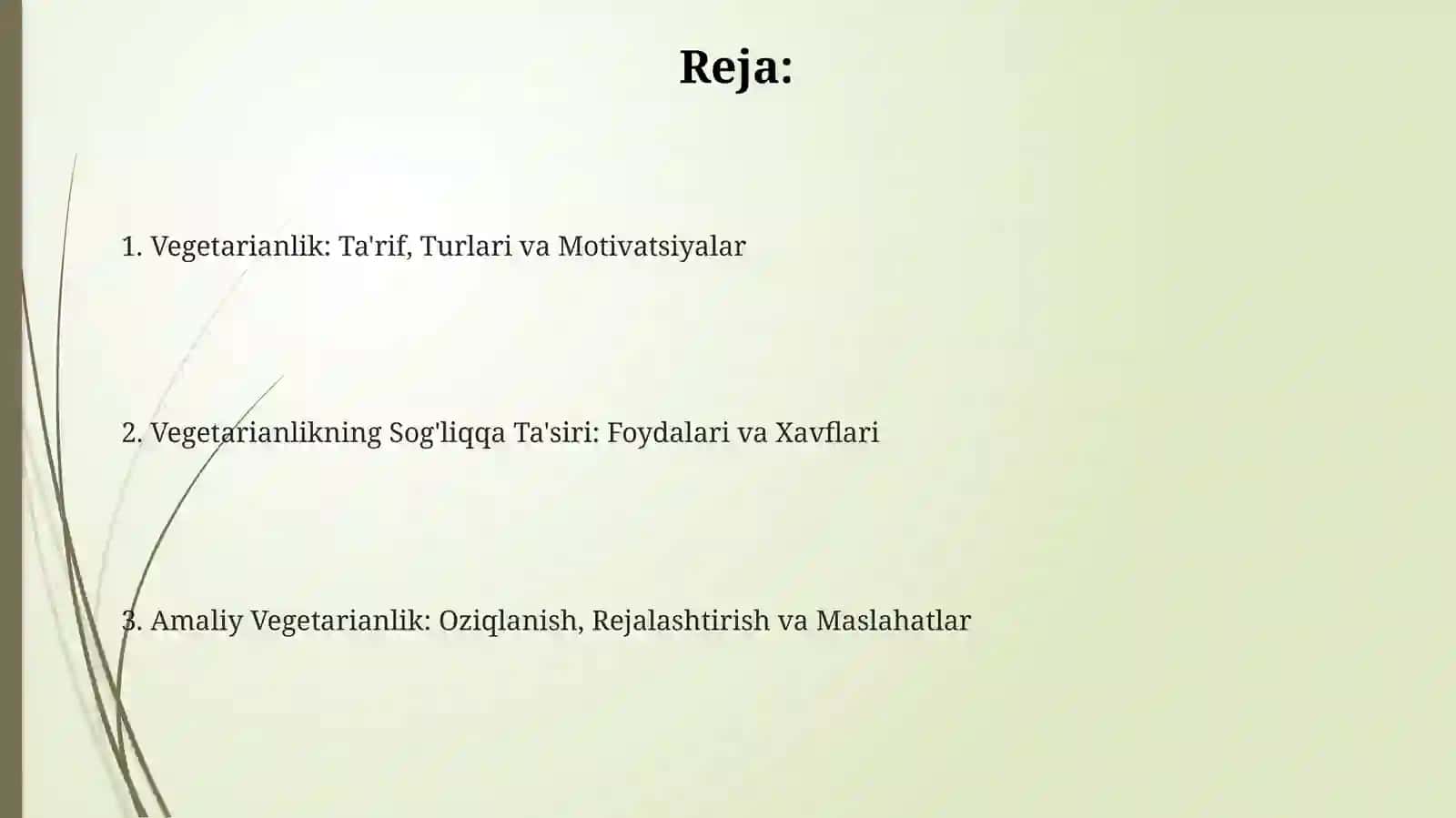 GIYOHVANTLIK MAVZUSIDA TAYYORLAGAN MUSTAQIL ISHI 2