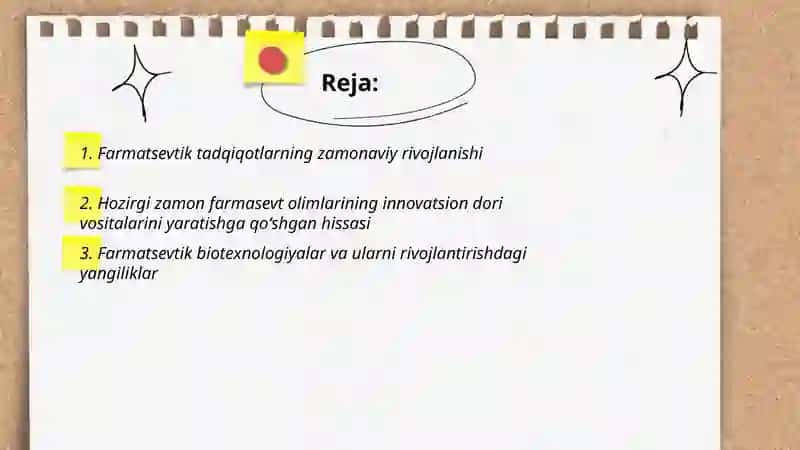 Hozirgi zamon farmasevt olimlarining soha rivojiga qoʻshgan hissasi 2