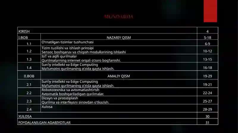 Zamonaviy yo‘nalishlar va rivojlanish tendensiyalari KURS ISHI TAQDIMOTI 2