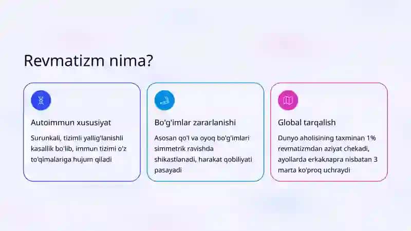 Revmatizm: Etiologiya, Klinika va Davolash 2
