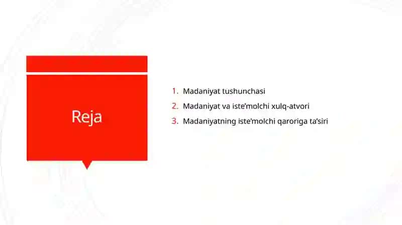 Madaniyat Iste'molchi Xulq-atvori omili sifatida 2
