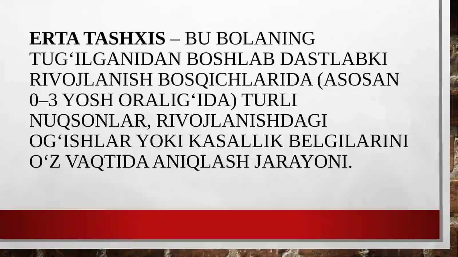 Abilitatsiya va reabilitatsiya kategoriyalari 2