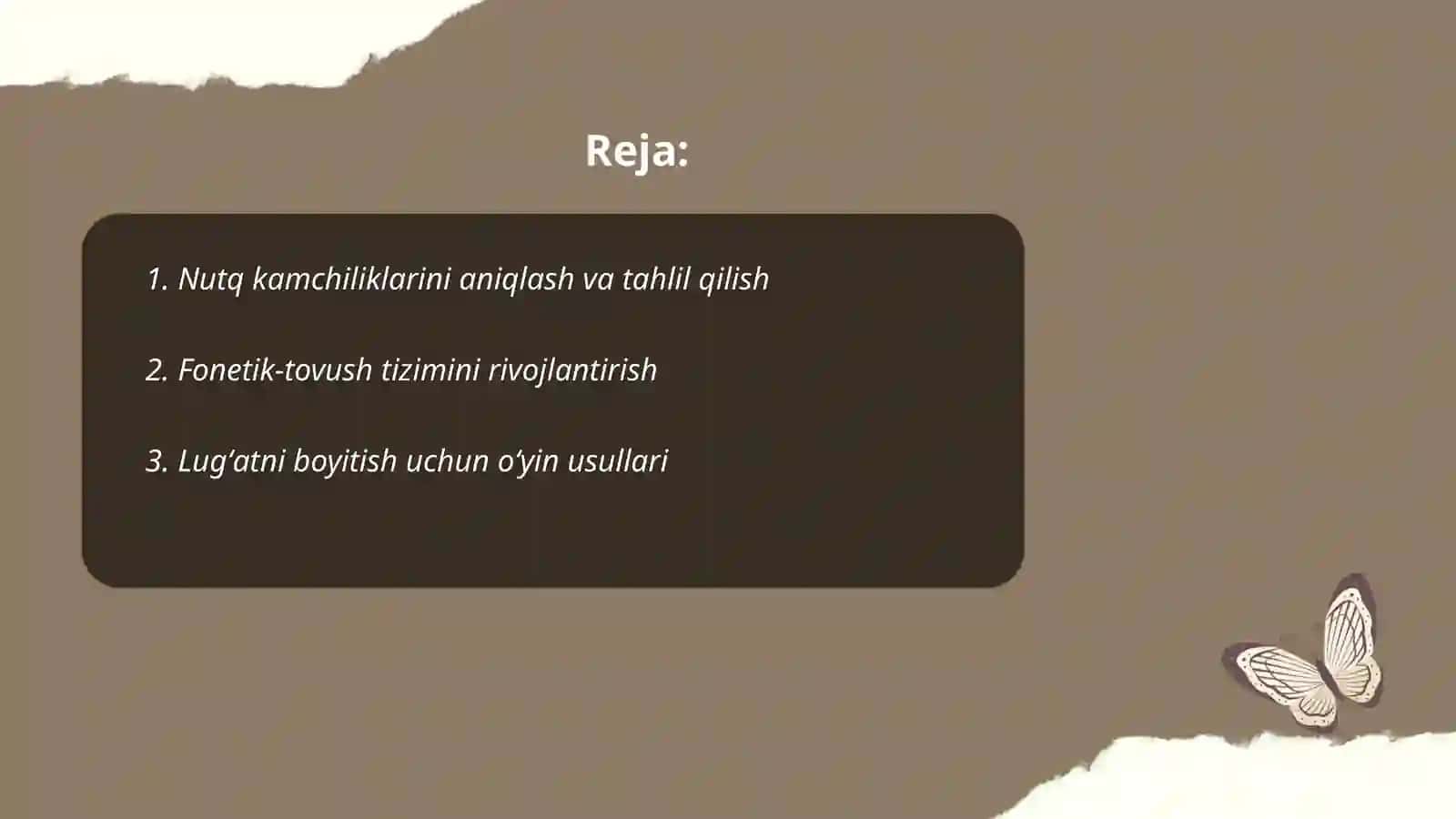 Nutq kamchiliklarini aniqlash usullari 2