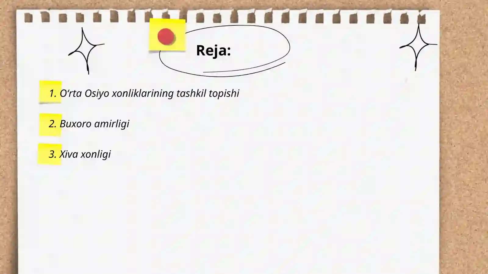 Oʻrta Osiyo xonliklari tarixi 2