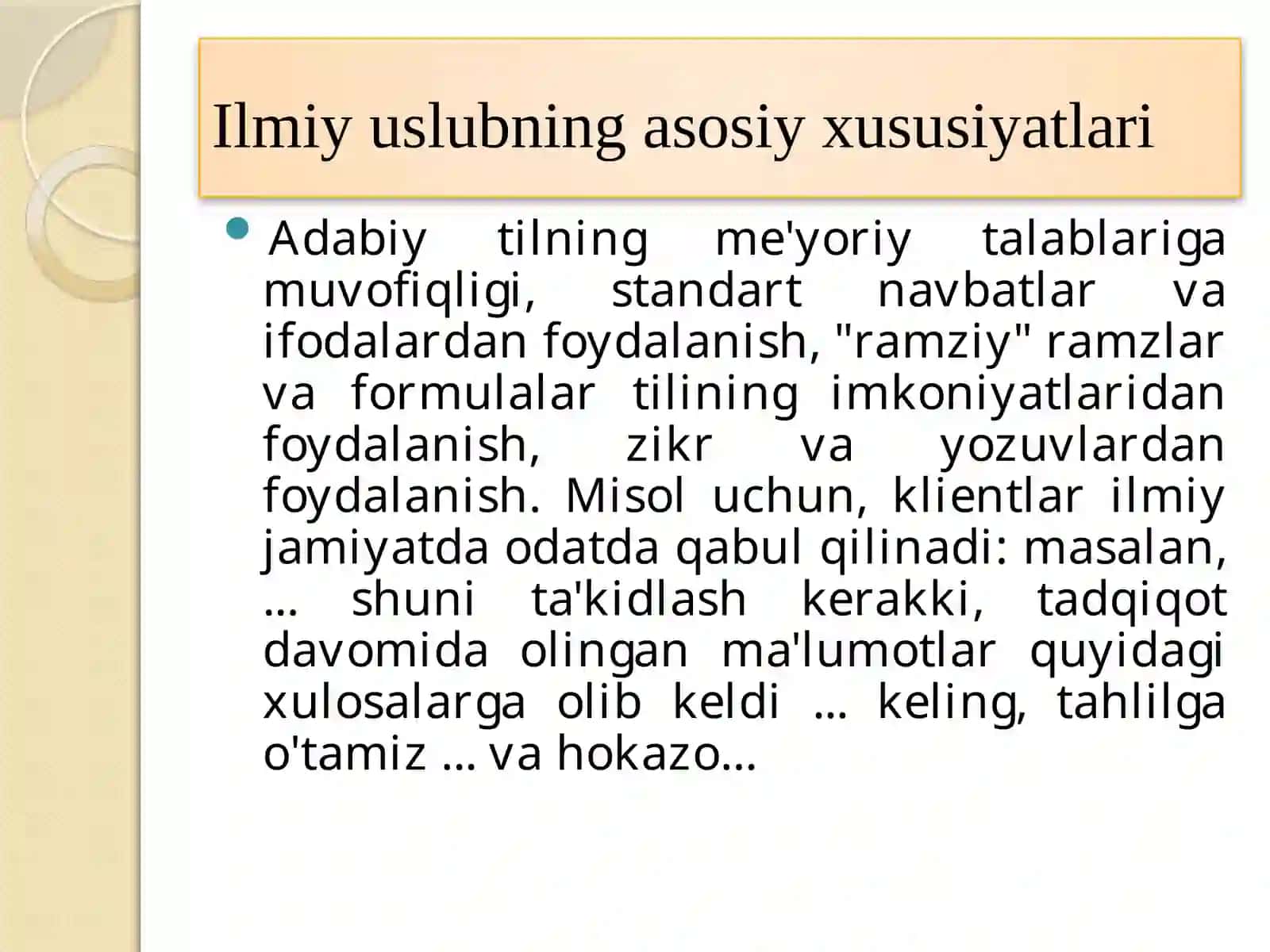 Ilmiy matn yaratish. Maqola, esse, tezis yozish 2