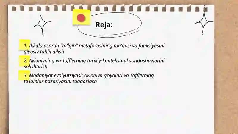 Madaniyat tólqinlari va Uchinchi tòlqin 2