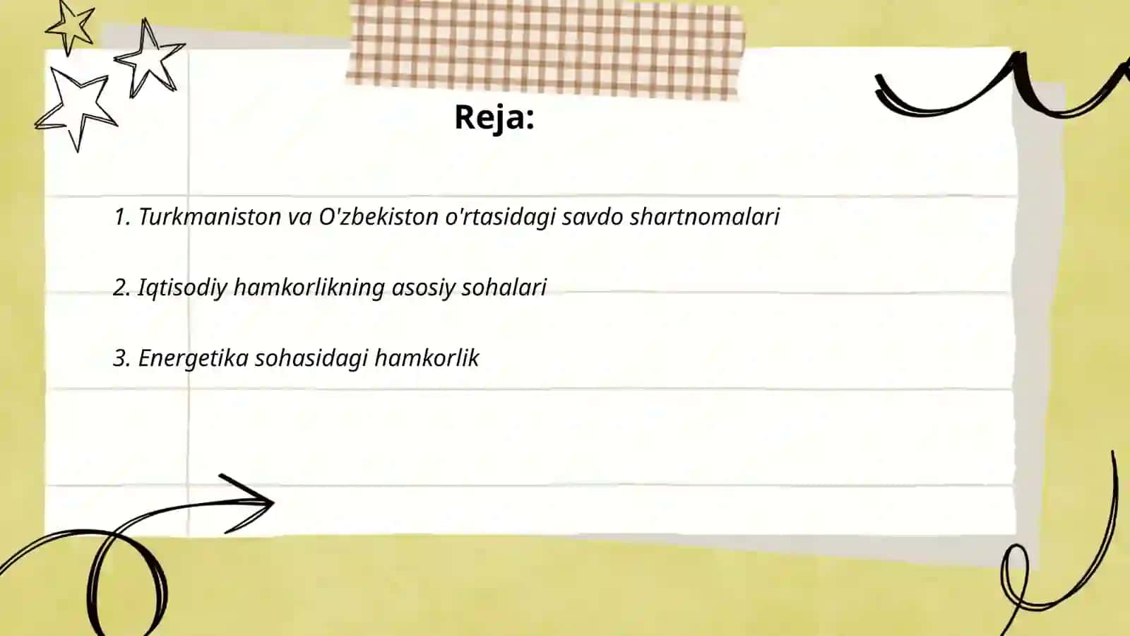 Turkmaniston va O'zbekistonda savdo. Iqtisodiy va madaniy aloqalar 2