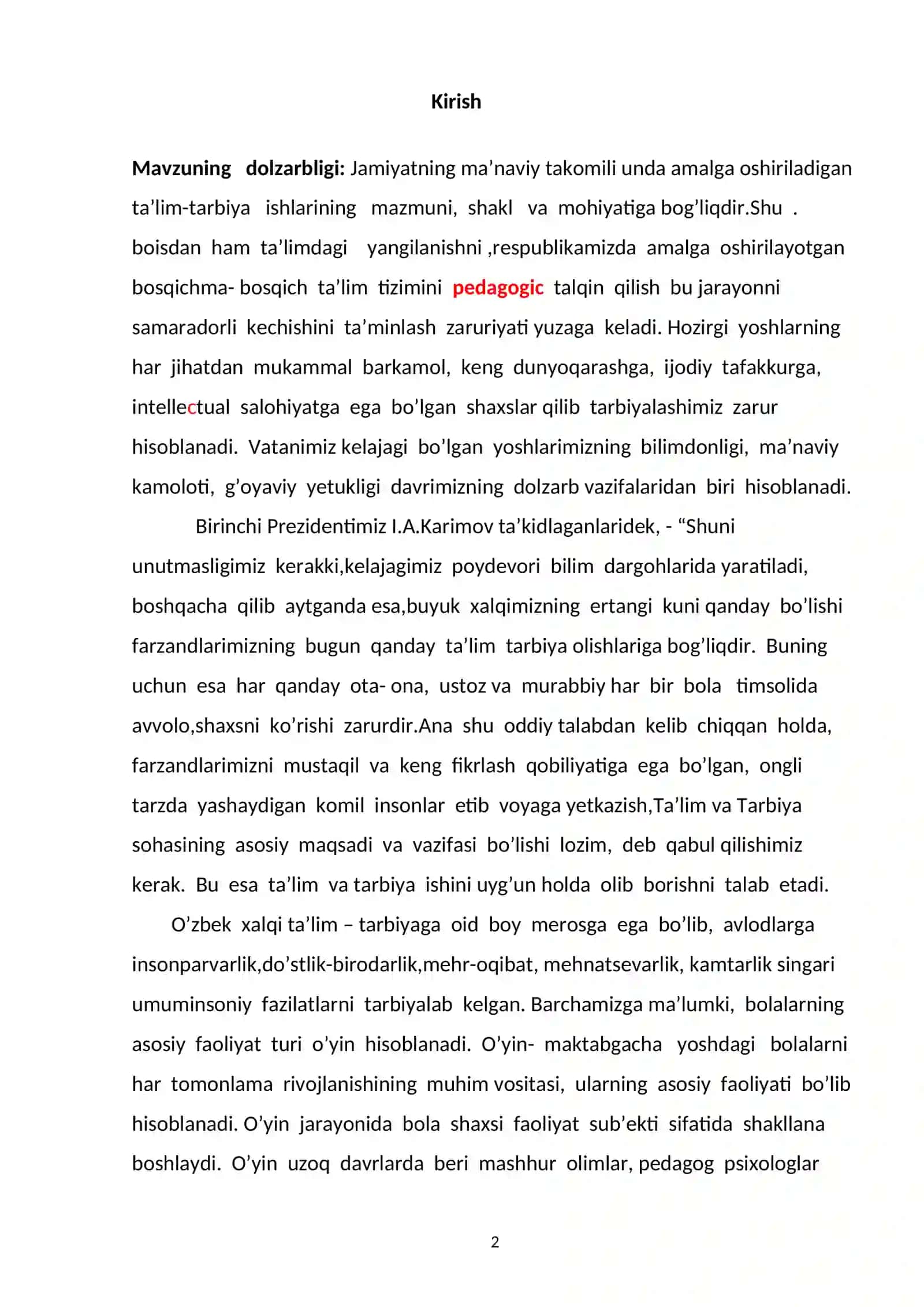 Syujetli-rolli va sahnalashtirish markazida bolalar nutqini o’stirish 2
