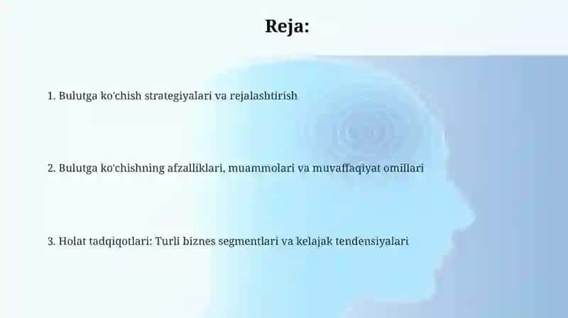 Bulutga Ko'chish Strategiyalari 2