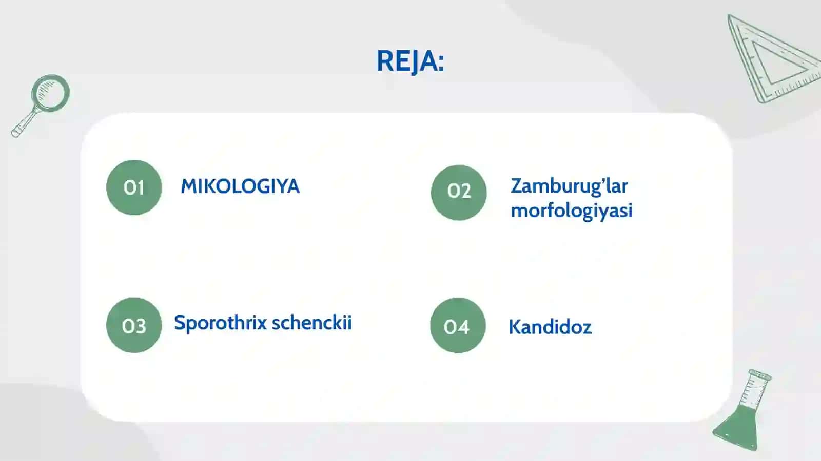 Zamburug’lar keltirib chiqaruvchi kasalliklar 2