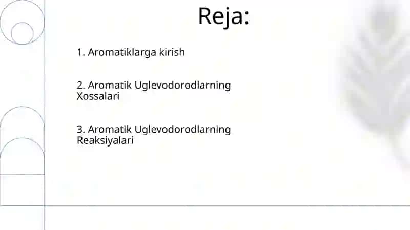 Aromatik uglevodorodlar (arenlar) 2