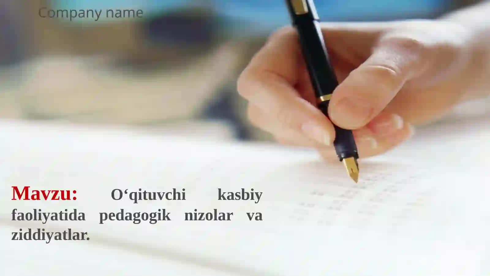 O‘qituvchikasbiy faoliyatida pedagogik nizolar va ziddiyatlar 2