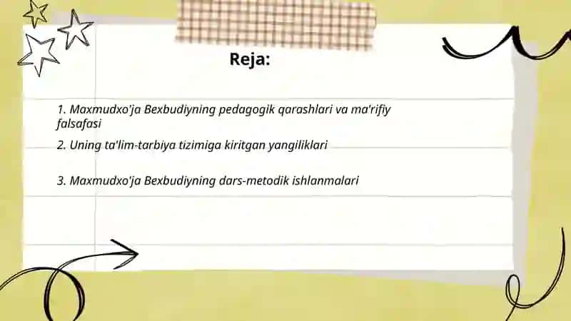 Maxmudxo'ja Bexbudiyning ma'rifiy-pedagogik faoliyati 2