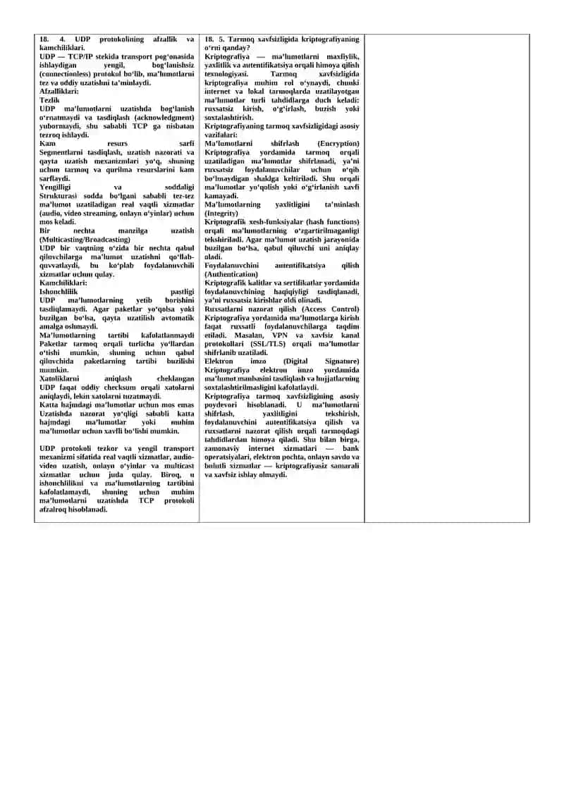Tarmoqlar orqali resurslar almashinuvi jarayoni 2