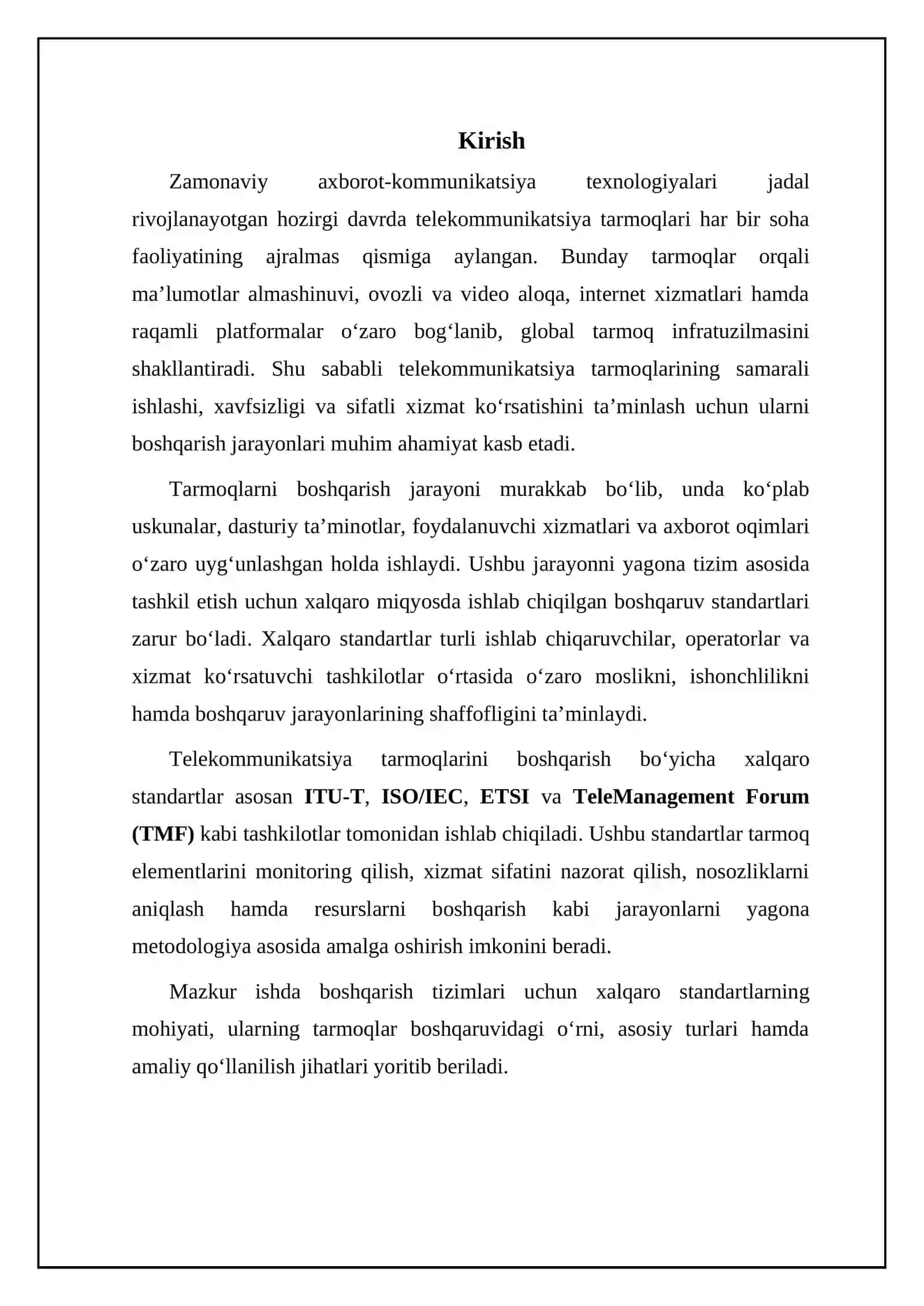 Boshqarish tizimlari uchun xalqaro standartlar 2