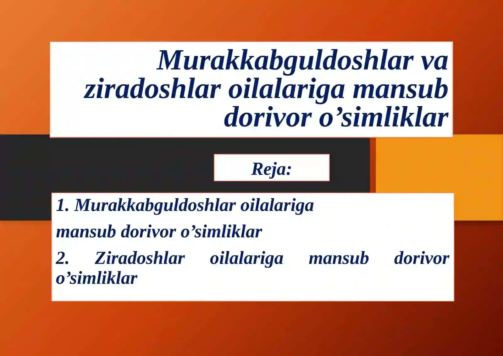 BIOLOGIYA TA’LIM YO’NALISHI (SIRTQI) 2