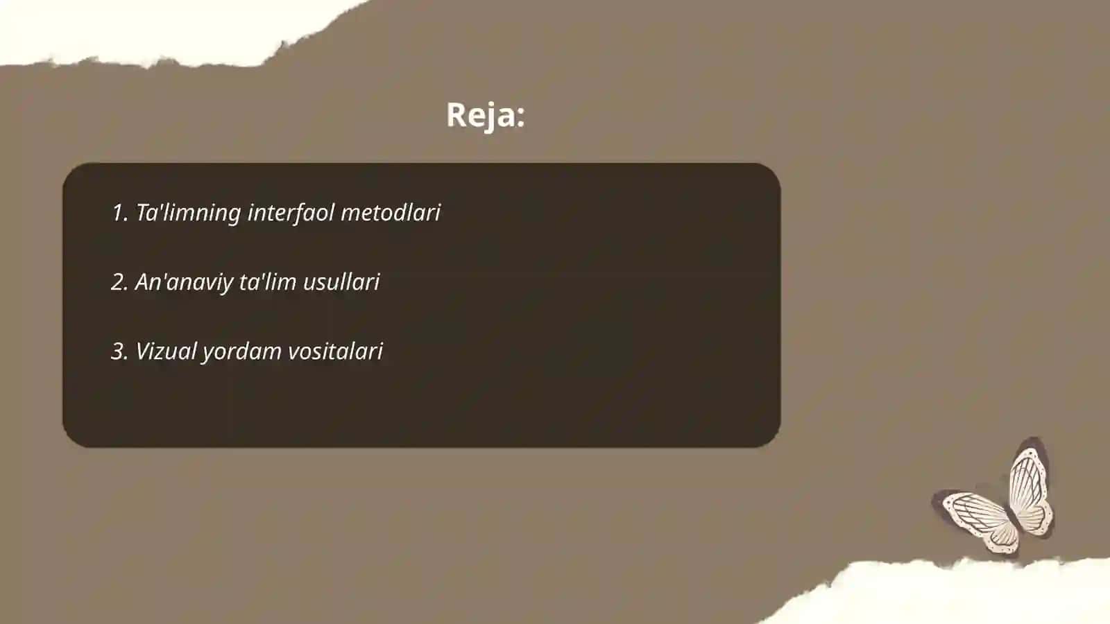 Ta'limning interfaol metodlari 2