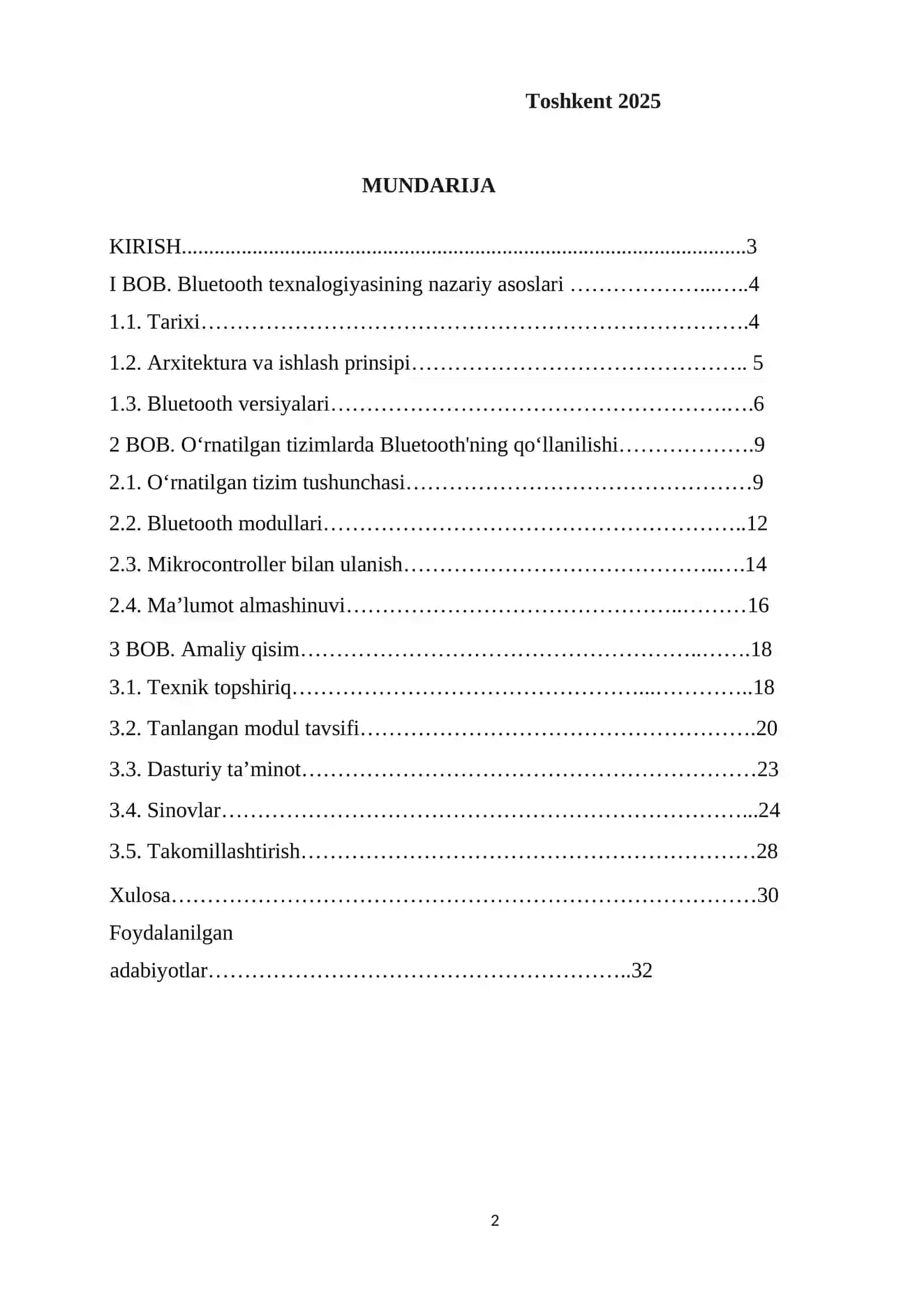 Bluetooth texnologiyasi 2