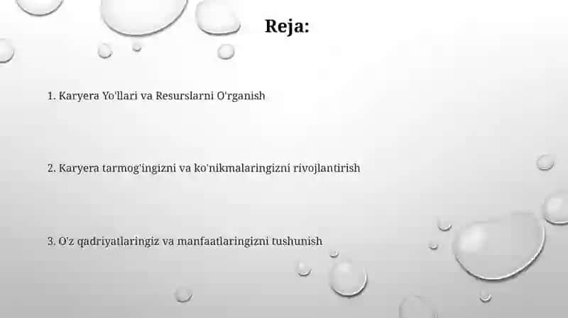 Zamonaviy Kasb Tanlash Usullari 2
