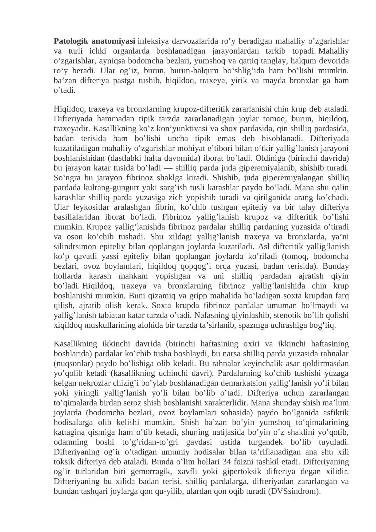 Mavzu 11:Bakterial infeksiyalar (stafilokokk va streptokokk infeksiyalari, difteriya, meningokokk infeksiyasi). Sil. Zaxm. Sepsis 2