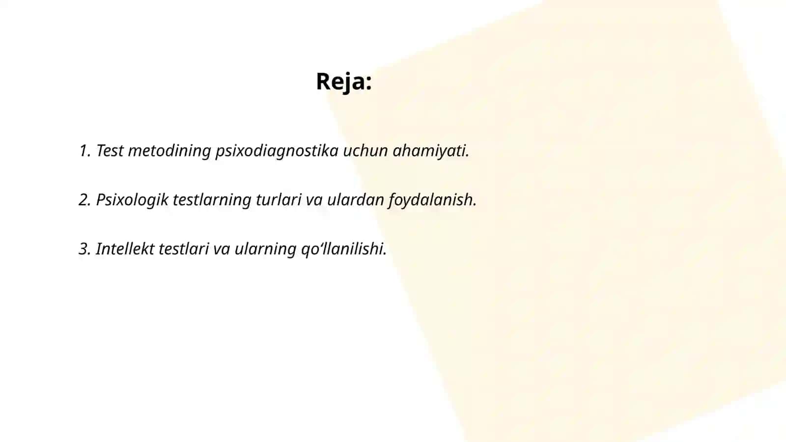 Test metodlari psixodiagnostikada ahamiyati 2