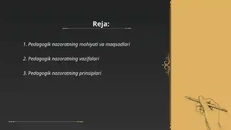 Pedagogik nazorat 2