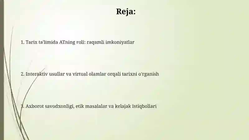 Axborot texnologiyalari tarix ta'limida 2