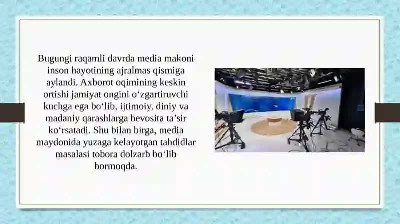 Media makonda pisixologik diniy va madaniy tahdidlar 2
