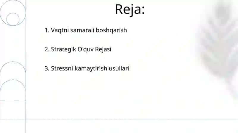 Stressni kamaytirish usullari 2