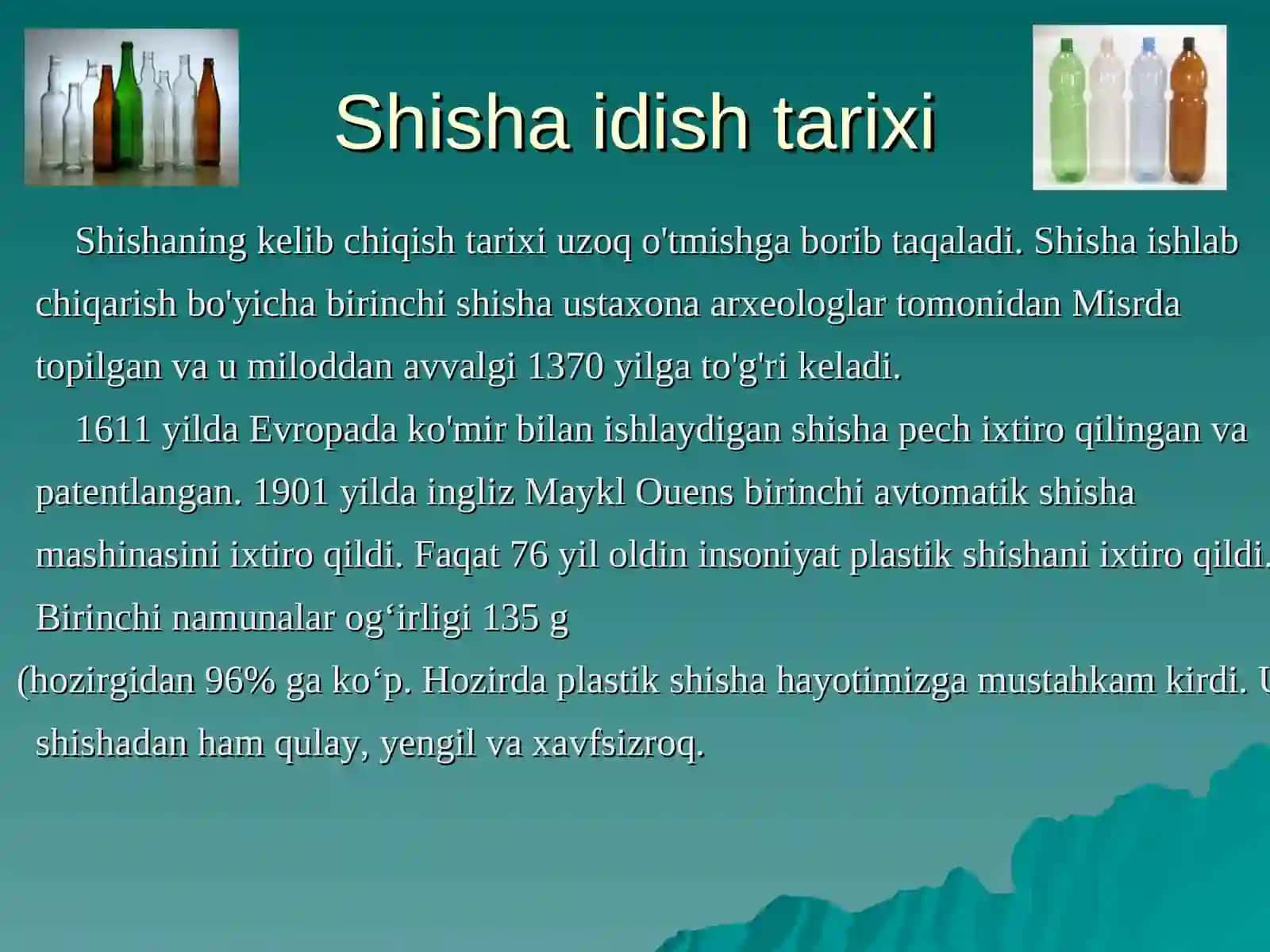 Plasmassalar va ularni qayta ishlash 2