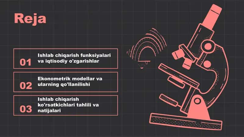 Ishlab chiqarish funksiyalari bilan bogʼlangan masalallarning ekonometrik modellari 2
