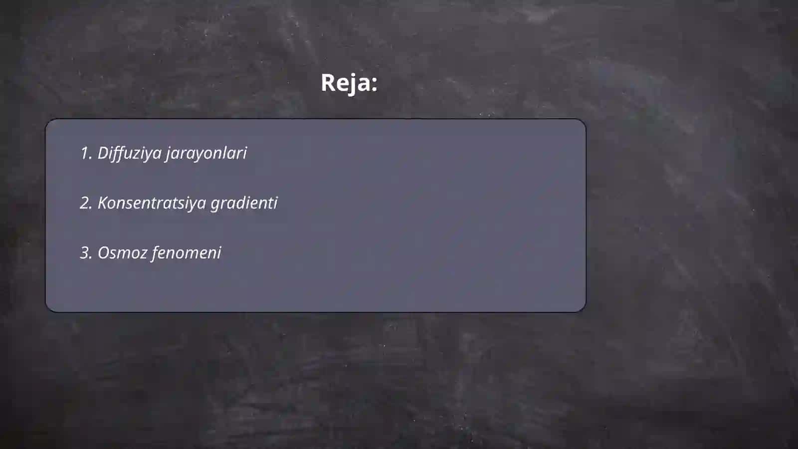 Diffuziya jarayonlari 2