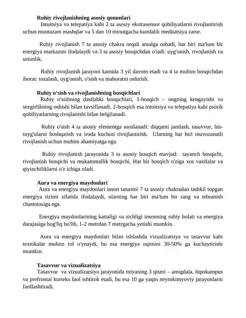 Psixik rivojlanishning asosiy qonuniyatlari 2