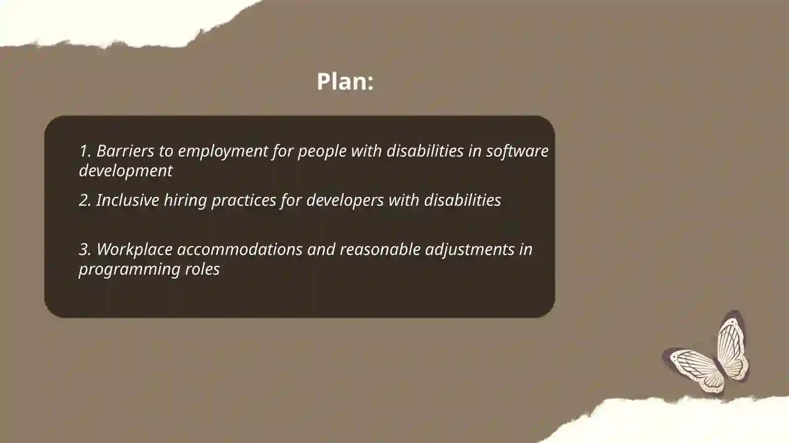 Barriers to Employment for People with Disabilities in Software Development 2