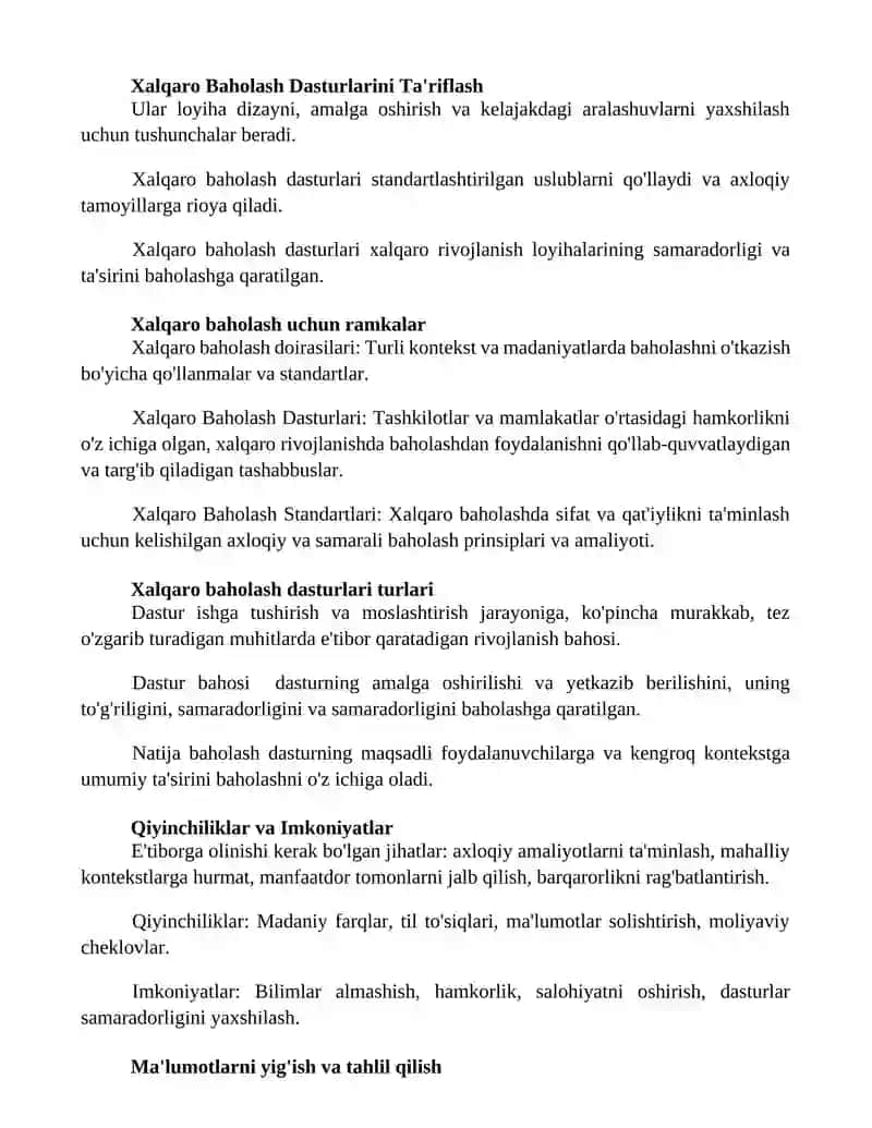 Xalqaro baxolash dasturlari 2